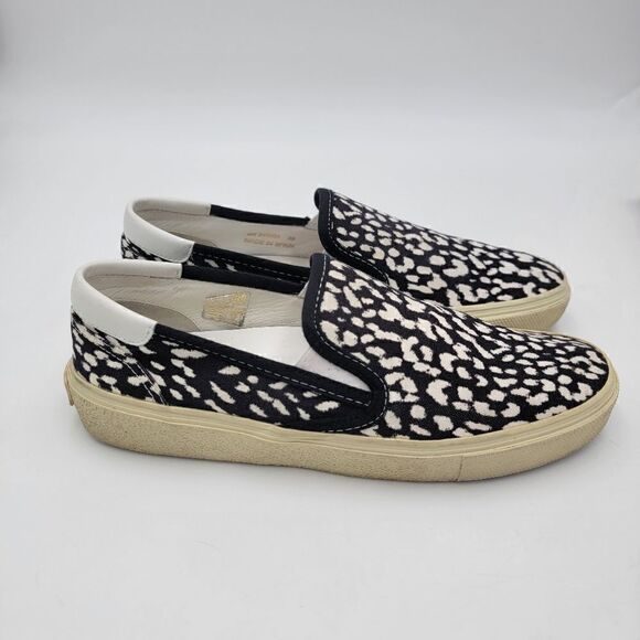 YSL Saint Laurent Baby Cat Textile & Lamb Skin Skate Flat Sneaker‎ EUR 39 US 8 - Picture 6 of 15